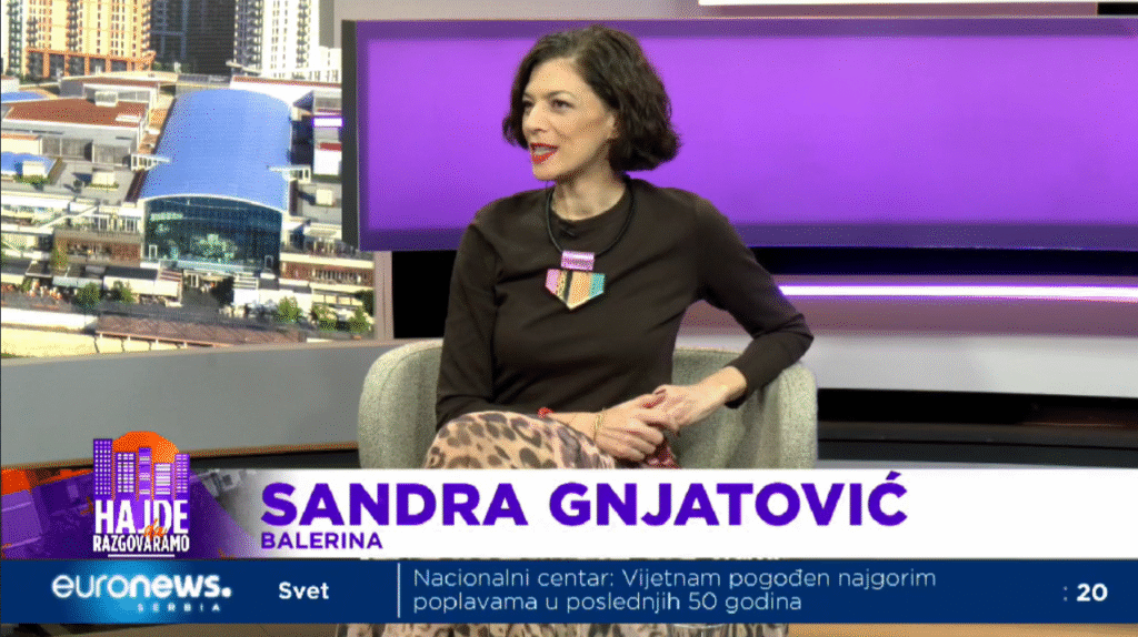 Gostovanje na EuroNews Skolica baleta